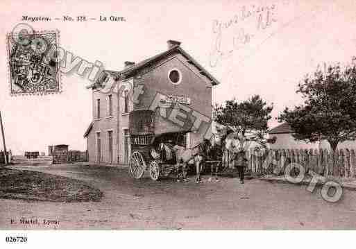 Ville de MEYZIEU, carte postale ancienne