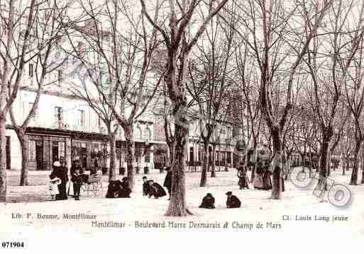 Ville de MONTELIMAR, carte postale ancienne