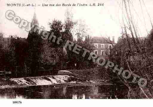 Ville de MONTS, carte postale ancienne