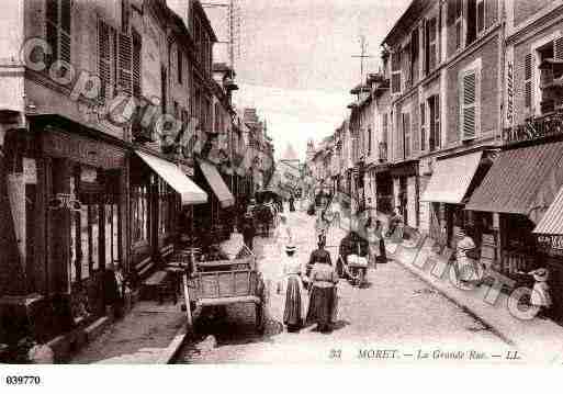 Ville de MORETSURLOING, carte postale ancienne