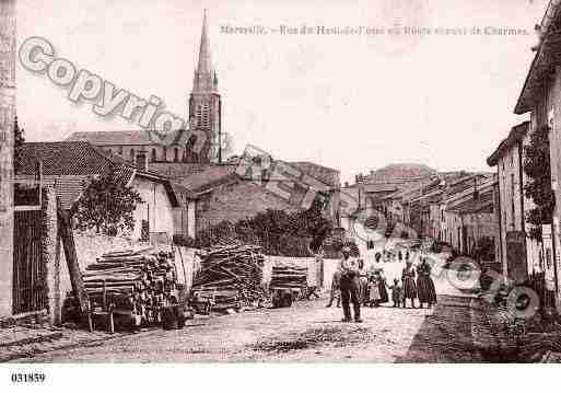 Ville de MORIVILLE, carte postale ancienne