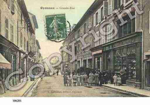 Ville de OYONNAX, carte postale ancienne