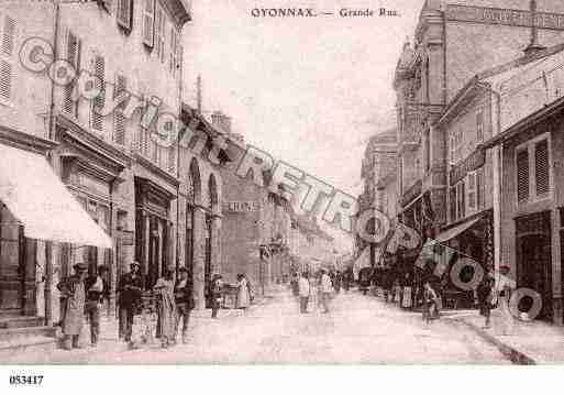 Ville de OYONNAX, carte postale ancienne