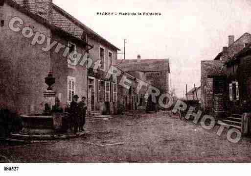 Ville de RIGNEY, carte postale ancienne