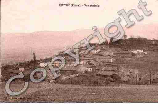 Ville de RIVERIE, carte postale ancienne