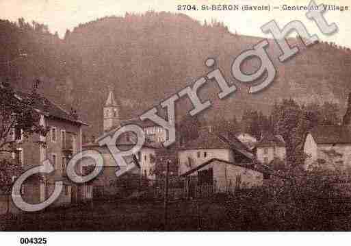 Ville de SAINTBERON, carte postale ancienne