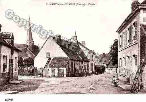 Ville de SAINTMARTINDESCHAMPS, carte postale ancienne