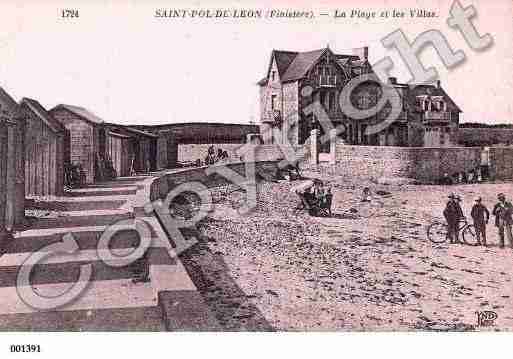 Ville de SAINTPOLDELEON, carte postale ancienne