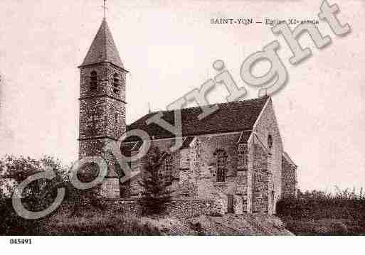 Ville de SAINTYON, carte postale ancienne