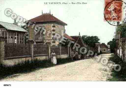 Ville de VAUROUX(LE), carte postale ancienne