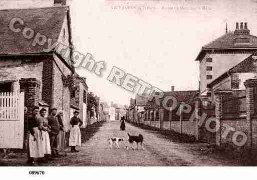 Ville de VAUROUX(LE), carte postale ancienne