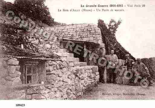 Ville de AILLY, carte postale ancienne