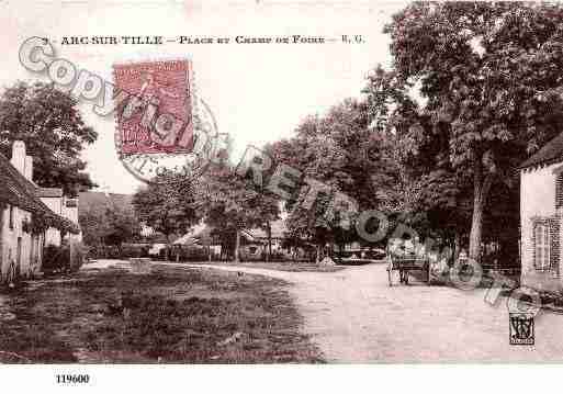 Ville de ARCSURTILLE, carte postale ancienne