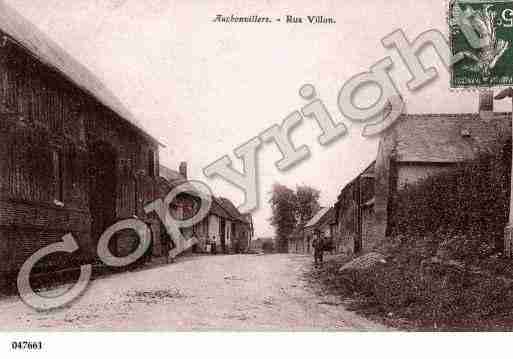 Ville de AUCHONVILLERS, carte postale ancienne