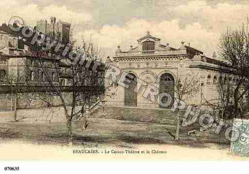 Ville de BEAUCAIRE, carte postale ancienne