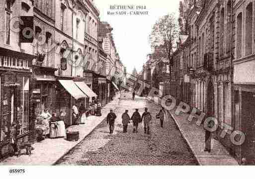 Ville de BETHUNE, carte postale ancienne