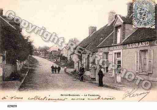 Ville de BETONBAZOCHES, carte postale ancienne