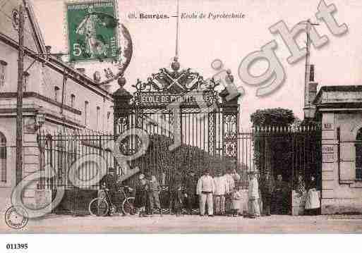 Ville de BOURGES, carte postale ancienne