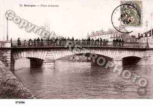 Ville de BOURGES, carte postale ancienne