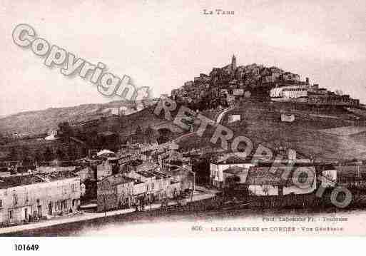 Ville de CABANNES(LES), carte postale ancienne