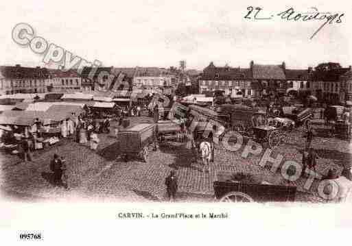 Ville de CARVIN, carte postale ancienne