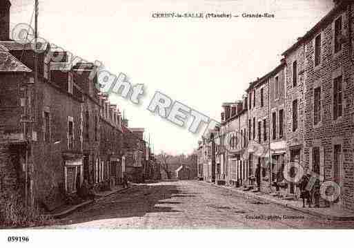 Ville de CERISYLASALLE, carte postale ancienne