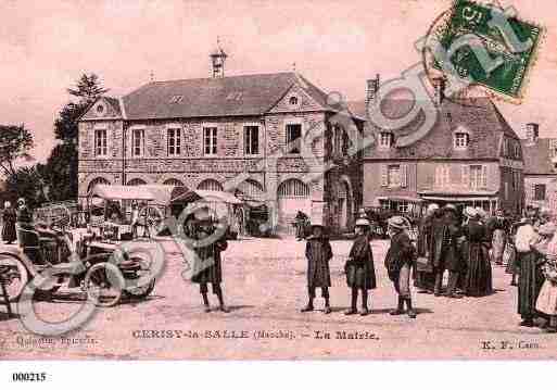 Ville de CERISYLASALLE, carte postale ancienne