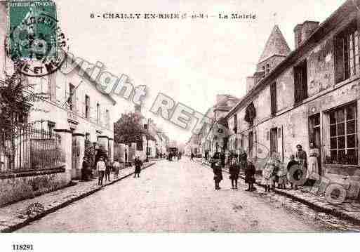 Ville de CHAILLYENBRIE, carte postale ancienne