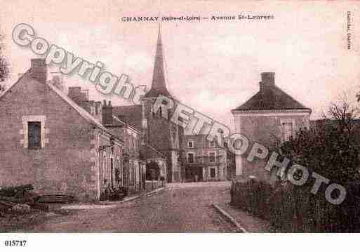 Ville de CHANNAYSURLATHAN, carte postale ancienne