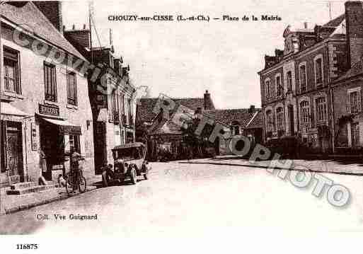 Ville de CHOUZYSURCISSE, carte postale ancienne