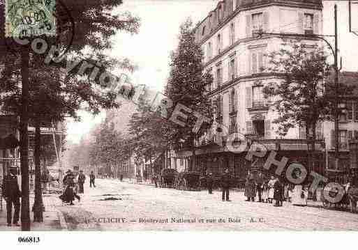 Ville de CLICHY, carte postale ancienne