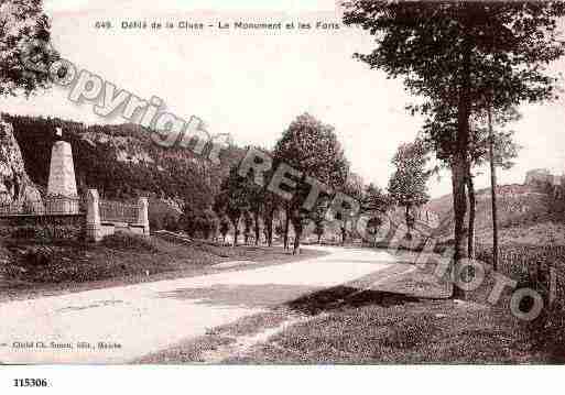 Ville de CLUSEETMIJOUX(LA), carte postale ancienne