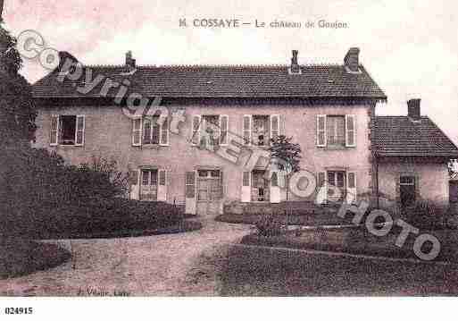 Ville de COSSAYE, carte postale ancienne