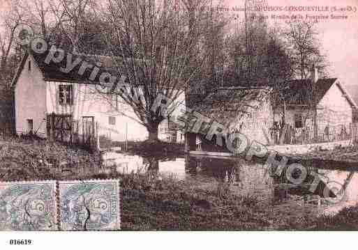 Ville de D'HUISSONLONGUEVILLE, carte postale ancienne