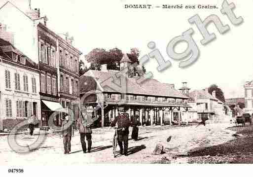 Ville de DOMARTENPONTHIEU, carte postale ancienne