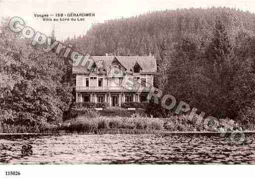 Ville de GERARDMER, carte postale ancienne