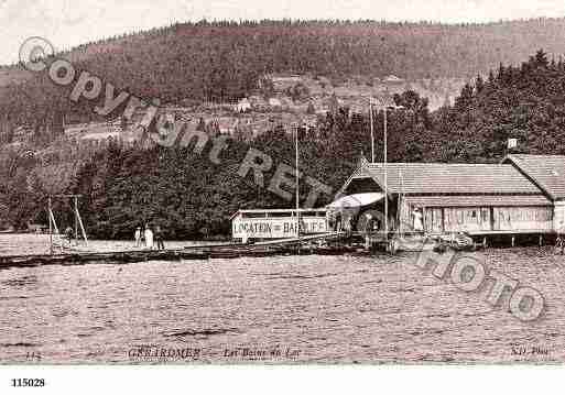 Ville de GERARDMER, carte postale ancienne