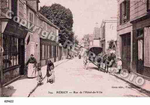 Ville de HERICY, carte postale ancienne