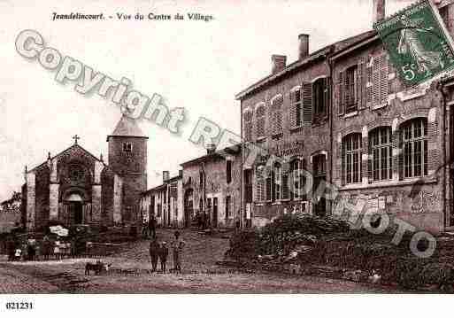 Ville de JEANDELAINCOURT, carte postale ancienne