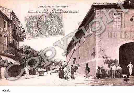 Ville de JOYEUSE, carte postale ancienne