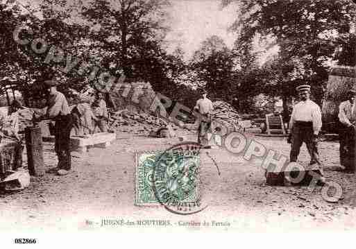 Ville de JUIGNELESMOUTIERS, carte postale ancienne