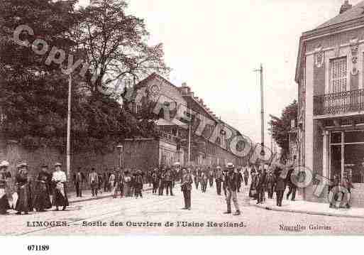 Ville de LIMOGES, carte postale ancienne