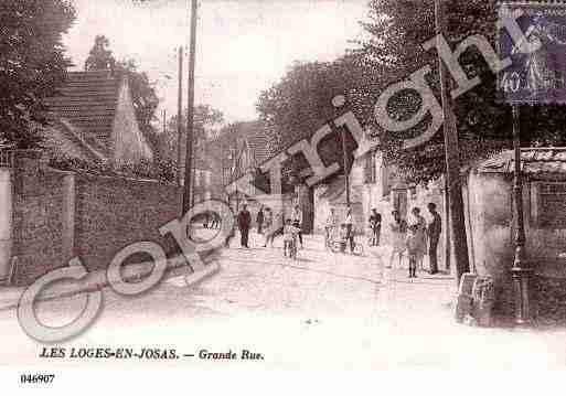 Ville de LOGESENJOSAS(LES), carte postale ancienne