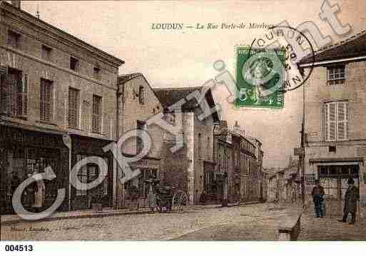 Ville de LOUDUN, carte postale ancienne