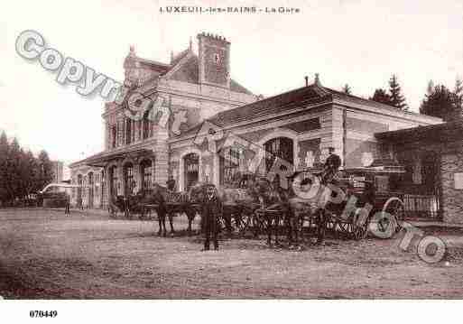 Ville de LUXEUILLESBAINS, carte postale ancienne