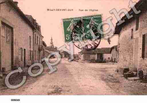 Ville de MILLYSURBRADON, carte postale ancienne