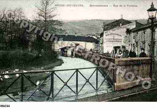 Ville de MOYEUVREGRANDE, carte postale ancienne