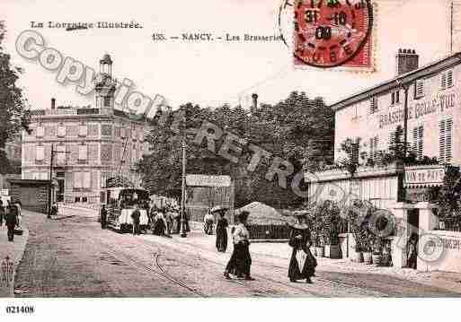 Ville de NANCY, carte postale ancienne