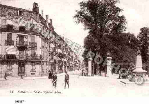 Ville de NANCY, carte postale ancienne