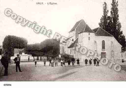 Ville de ORLY, carte postale ancienne